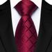 Unisex Classic monochrome satin tie business casual wedding tie_mkmklike.com
