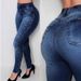 High Waisted Studded Beaded Push Up Skinny Jeans High Elasticity Autumn Winter Style Casual Cotton Denim_mkmklike.com