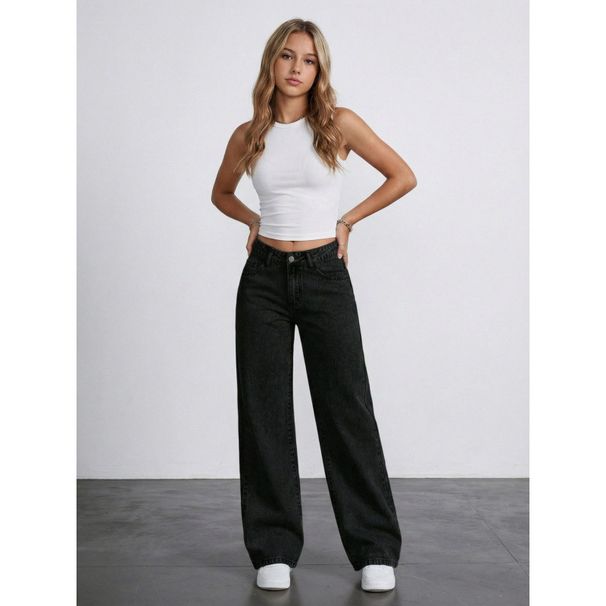 High Waisted Straight Leg Jeans For Women Loose Casual Plus Size Sweet And Spicy Style Clothing Denim_mkmklike.com