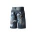 Men's Clothing Men's Blue Painted Five Point Loose Straight Leg Denim Shorts Trendy Brand Fashionable Cross Border Best Selling Versatile_mkmklike.com
