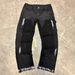 Men's Clothing European And American Style Men's Y2K Patchwork Painted Pony Print Fashion Straight Leg Jeans_mkmklike.com