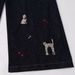 High Puppy Bone Embroidery Jeans Men's Street Fashion Brand Ins Design Loose Wide-Leg Straight Long Pants_mkmklike.com