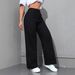 Women's Clothing Women's High Waist Wide Leg Distressed Denim Jeans – Classic Black, Light Blue, Dark Blue – Loose Fit Straight Leg Long Pants_mkmklike.com