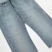 Men's Clothing 11KN retro blue brand micro flared washed jeans for men and women autumn and winter design simple loose_mkmklike.com
