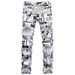 Men's Slim Fit Stretch Denim Jeans With Artistic Digital Print, Comfortable Casual & Night Out Style_mkmklike.com