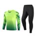 Men's Clothing goalkeeper uniform long sleeve training competition cross-border goalkeeper uniform jersey chest elbow pads football uniform suit_mkmklike.com