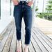 Women's High-Waisted Stretchy Flared Jeans - Vintage Retro Style With Pockets, Comfortable Cotton Blend For Casual & Chic Outfits_mkmklike.com