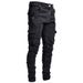 Men's Clothing Men's Denim New Men's Side Pocket Small Foot Tight Jeans_mkmklike.com