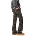 American Bootcut Camouflage Scimitar Jeans Men's Spring And Autumn Multi-pocket Overalls Straight Slim-fit Micro-pull Pants_mkmklike.com