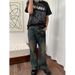 Nordmann Vintage Washed Blue Jeans For Men Loose Straight Leg Slightly Flared Casual New Trend American Style Long Pants_mkmklike.com
