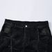 Men's Clothing High Street Shaped Pleated Washed Jeans RO Style Wide Leg Trousers_mkmklike.com