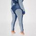 Women's High-Waisted Patchwork Skinny Jeans Washed Denim Relaxed Everyday Wear Versatile Comfortable Feshion Trend_mkmklike.com