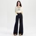 Women's High Waist Flared Denim Jeans - Stretchy Wide Leg Bell Bottoms With Fleece Lining (XS-2XL, 5 Colors & 3 Lengths)_mkmklike.com