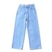 Women's Clothing Jeans High Street Trendy Straight Long Pants_mkmklike.com