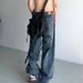 Nordmann American Style INS Japanese Retro Jeans Men Loose Straight Fit Draped Wide Leg Solid Color Trendy Brand High Street Dad_mkmklike.com