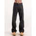 Men's Classic Black Straight Leg Jeans – Stretch Washed Denim Pants For Everyday Wear (S-3XL)_mkmklike.com