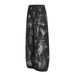 Jiayku Men's New Wind Scimitar Pants Dirty Dyed Washed Jeans Rivet Wide-leg Pants_mkmklike.com