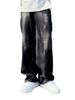 Men's Retro Washed Jeans High Street Trendy Brand Loose Wide Leg Drape Straight Pants_mkmklike.com
