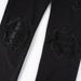 Men's Clothing Foreign Trade Jeans Men's High Street Fashion Street Ripped Jeans Men's Elastic Slim Fit Pants 8520_mkmklike.com