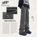 Men's Clothing New High Street Loose Straight Tube Unisex Wide Leg Casual Retro Old Straight Tube_mkmklike.com