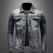 Men's Clothing Large Size Denim Jacket Men's Jacket Slim Fit Fashion Casual Personality Spring And Autumn Motorcycle All Match_mkmklike.com