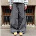 Men's Clothing Retro Loose Camouflage Pants Design Side Stitching Trouser_mkmklike.com