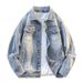 2025 New Casual Trendy Brand Fashion Plus Size Loose Couple Denim Men's Jacket_mkmklike.com