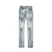 American High Street Retro Old And White Design Jeans Men's Trendy Brand High Street Ruffian Handsome Fried Street Slim Straight Pants_mkmklike.com