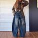 Vintage Distressed Washed Denim Jeans For Women Reverse Waistbands Available On Marketplaces_mkmklike.com
