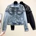 Denim Jacket Women's New High-end High-end Feeling Young And Beautiful Explosive Temperament Foreign Style Jacket_mkmklike.com