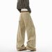 American Khaki Tooling Jeans Women's Spring And Autumn High-waisted And Thin Casual Pants Retro And Old Versatile Scimitar Pants_mkmklike.com