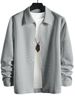 European And American Cross-Border Single-Breasted Jacquard Casual Jacket Patchwork Design Simple Solid Color_mkmklike.com