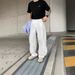 Men's Clothing New Trendy American Machete Jeans For Young Men, Simple And Fashionable, Loose Straight Washed Men's Casual Trousers_mkmklike.com