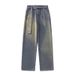 Japanese Vintage Washed Denim Pants For Men – Oversized Streetwear Jeans With Drawstring (M-3XL, 2 Colors)_mkmklike.com
