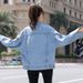 Chicco Chicco Spring And Autumn New Denim Jacket Women, Loose Korean Style Vintage Top For Plus Size Women_mkmklike.com