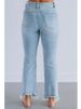 K New Women's Micro Flared Denim Cropped Pants With Raised Hips And Wide Legs For Slimming Effect_mkmklike.com