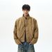 Vintage Stand Collar Workwear Jacket 2025 Spring New American Style Short Men's Coat Flight Suit Loose Top Men_mkmklike.com