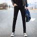 Summer Ripped Jeans For Men Korean Style Slim Fit Nine Point Skinny Jeans Trendy Brand Light Color Spring And Autumn Style Men's Pants_mkmklike.com
