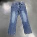 Men's Heavyweight Slub Denim Jeans – Vintage Washed Wide-Leg Flared Pants With Retro Stripes & Stacked Hem_mkmklike.com