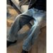 Men's Rhinestone Embellished Denim Jeans Loose Fit Wide Leg Streetwear Casual Party Wear Pants_mkmklike.com