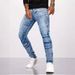 Men's Ankle-Length Jeans Demin Pants 2025 American And European Style Fashion Basic Trousers Men Casual Street Demin Pants New_mkmklike.com