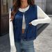 K New Denim Vest, Camisole, Fashionable Denim Sleeveless Vest For Women_mkmklike.com