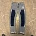 Men's Clothing European And American Style Men's Y2K Patchwork Painted Star Print Fashion Straight Leg Jeans_mkmklike.com