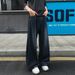 Men's Curved Knife Jeans Plus Size Autumn Winter American Style Trendy Brand Cool Straight Loose Draped Wide Leg_mkmklike.com