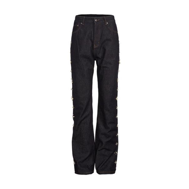 Men's Classic Straight-Leg Denim Jeans – Vintage-Inspired Raw Selvedge With Pearl Weave Band (Timeless & Durable)_mkmklike.com