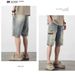 Men's Trendy Brand Denim Shorts Summer Thin Style 2026 New Arrival Five Point Pants Fashionable mid Length Hong Kong Korean Style_mkmklike.com