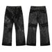 Pulse Retro Distressed Tie-Dye Jeans European And American High Street Vibe Design Sense High-End Straight-Leg Pants For Men_mkmklike.com