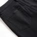 Men's Clothing Men's New Simple Hole Commuter Denim Trousers Slim Fit Slim Feet Trendy Handsome Jeans_mkmklike.com