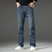 Men's plus Size Cross Border Jeans Loose Fit Straight Leg Long Pants for Autumn Winter_mkmklike.com