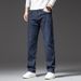 Factory Direct Sales Versatile Printed Slim-fit Jeans Men's Simple Casual Business Jeans Men's Large-size Men's Pants_mkmklike.com